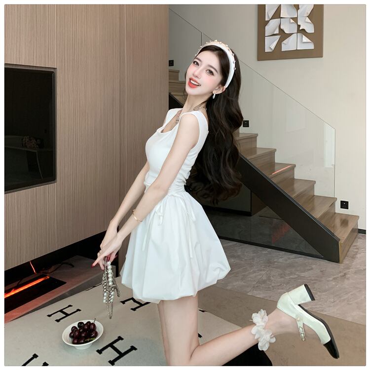 【dress】スクエアネックキャミワンピース G20497