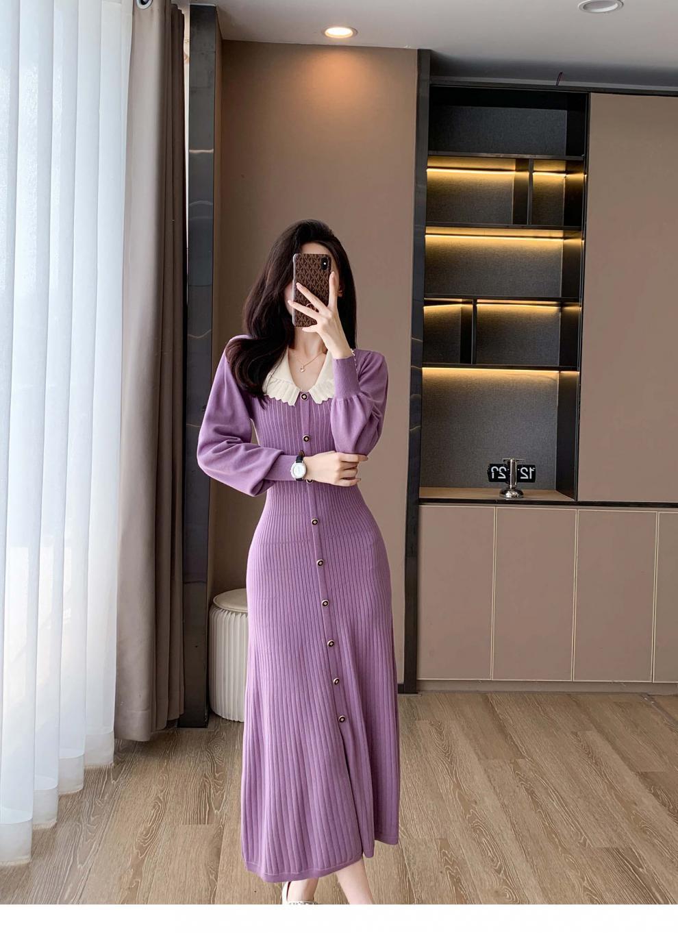 【dress】ニットワンピース　M25691