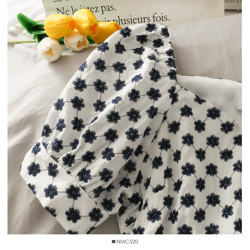 【tops】VネックリボンブラウスG20613