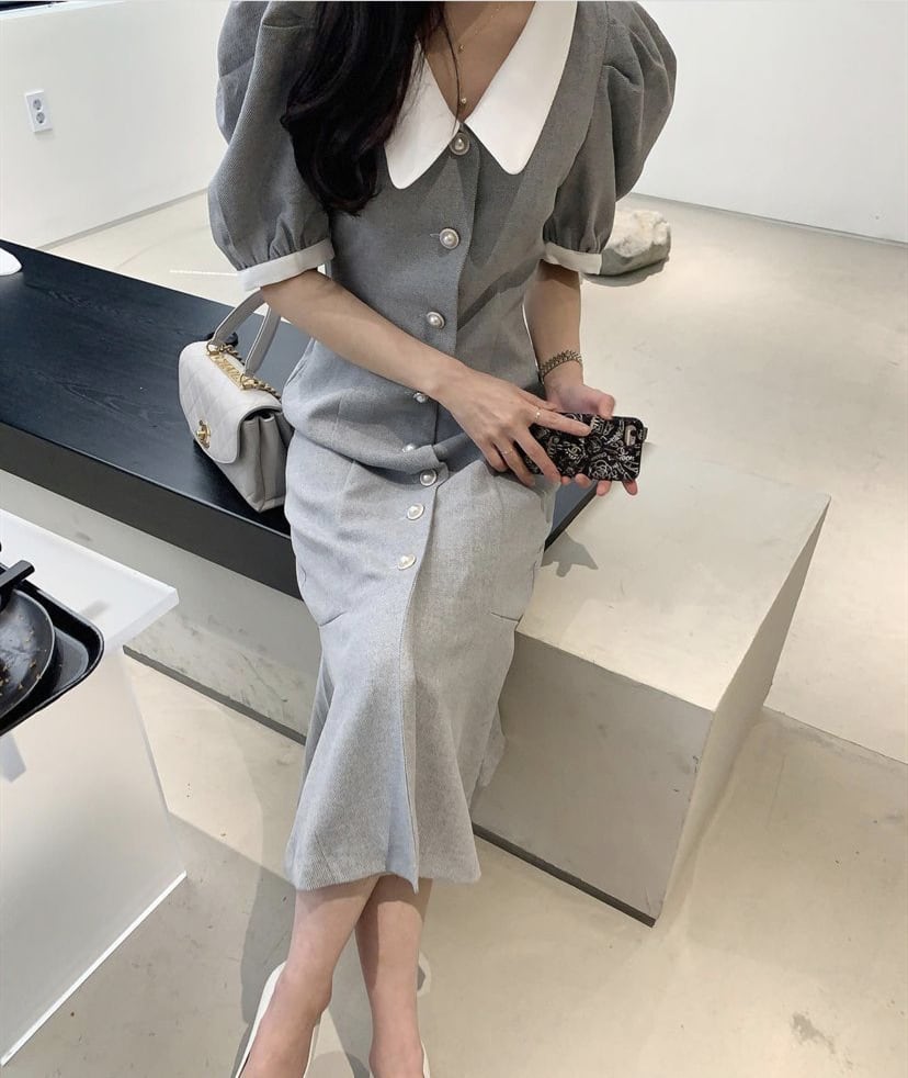 【dress】マーメイドワンピース　M24748