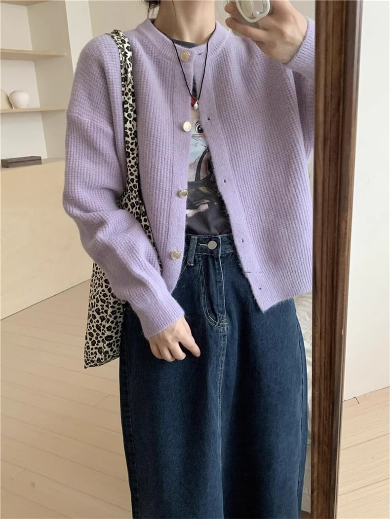 【outer】ニットカーデ　M25959