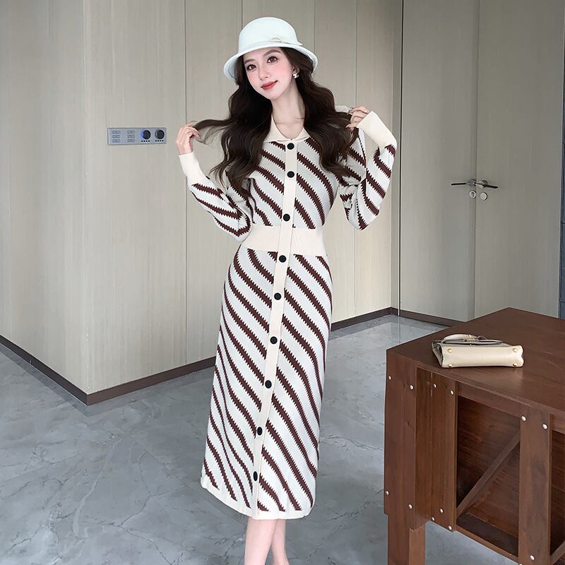 【dress】ニットワンピース　M28206