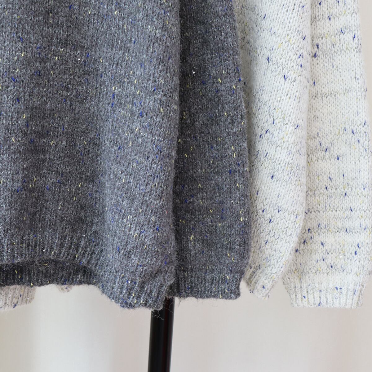【tops】クルーネックニットセーター　M18874