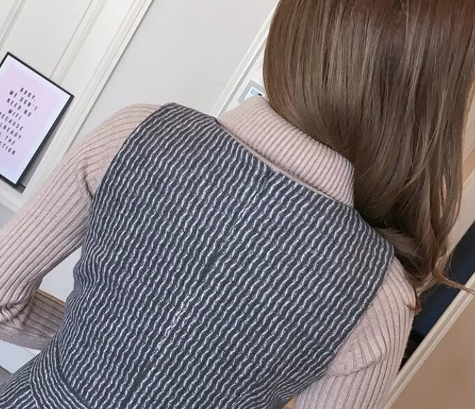 【set】話題沸騰中2点セット無地セーター+ウェスト絞りチョッキワンピース通勤日常セットアップF1277