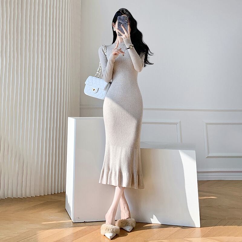 【dress】ニットワンピース　M19055