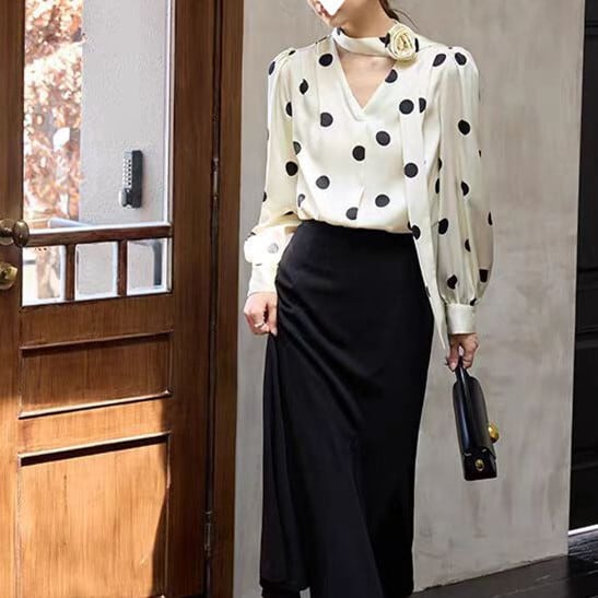 【tops】OL、通勤ブラウス　M29617
