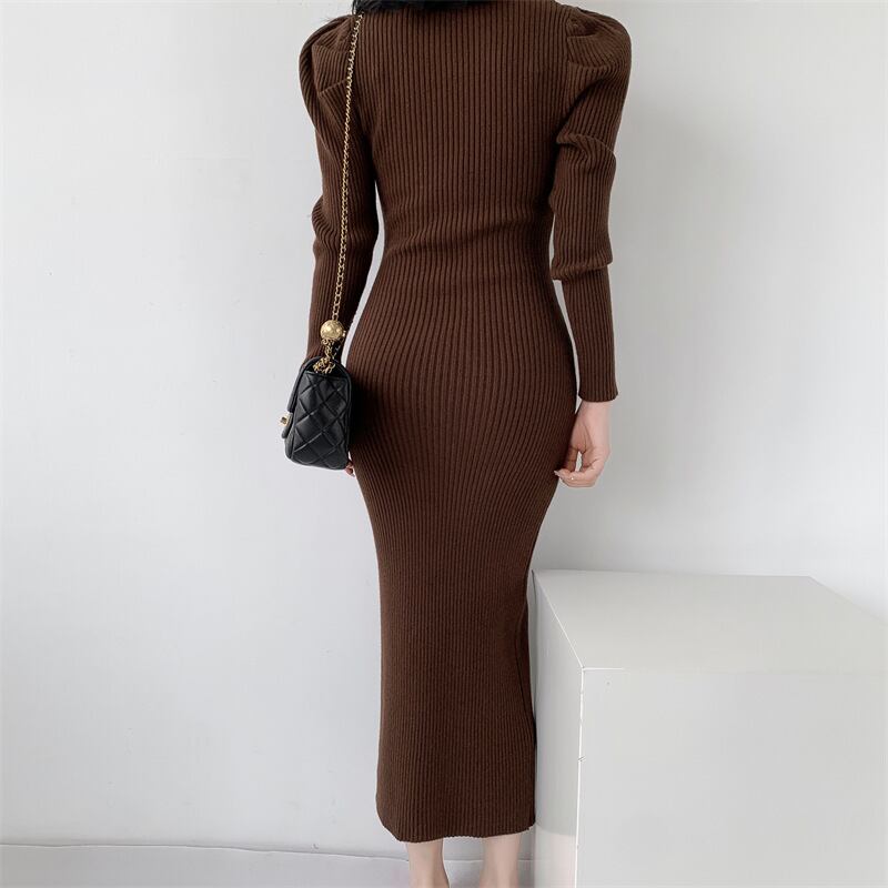 【dress】スリットワンピース　M18842