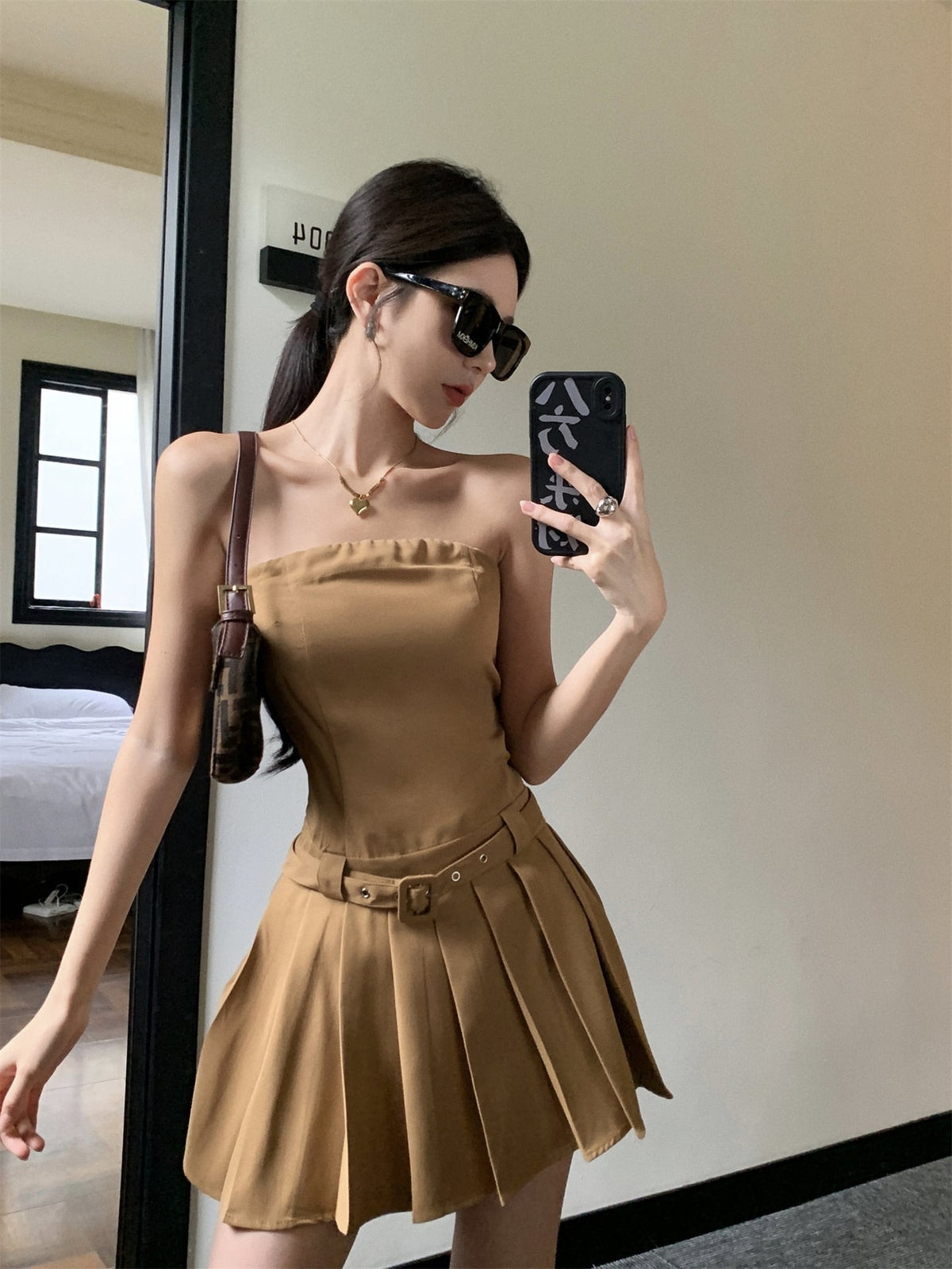 【dress】プリーツワンピース　M24317