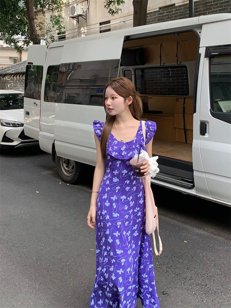 【dress】花柄ワンピース　M24838