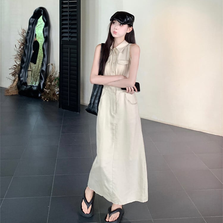 【dress】ノースリーブワンピース　M24825