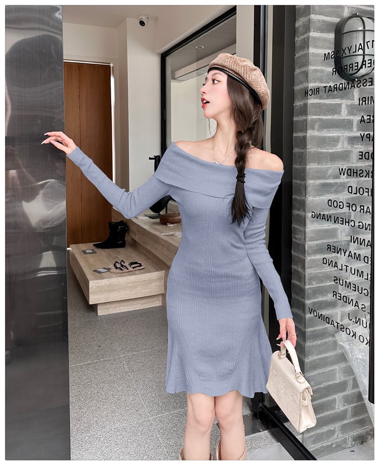 【dress】ニットワンピース　M26035