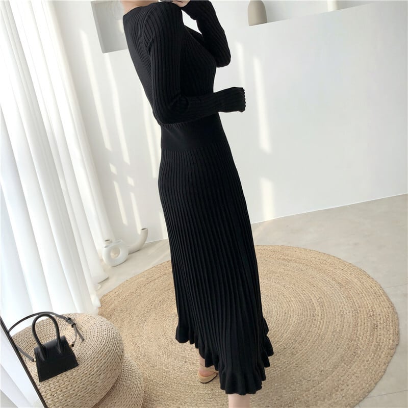 【dress】ニットワンピース　M25489
