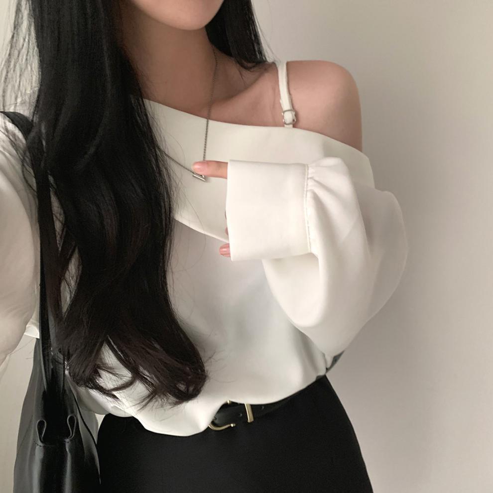 【tops】オフショルダートップス　M25763