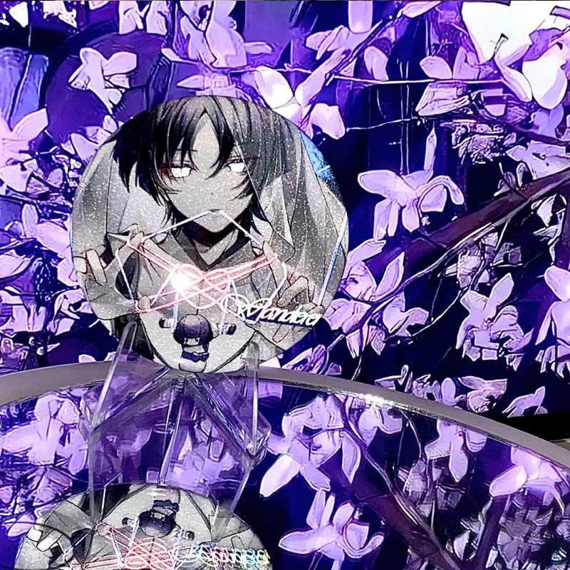 【GOODS】原神 放浪者 スカラマシュ  正方形 円形 缶バッジ Q2541