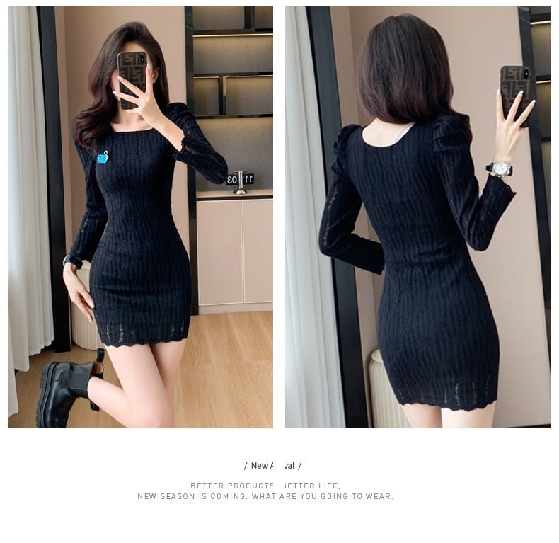 【dress】レースワンピース　M18765