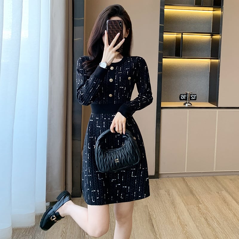 【dress】ニットワンピース　M25461