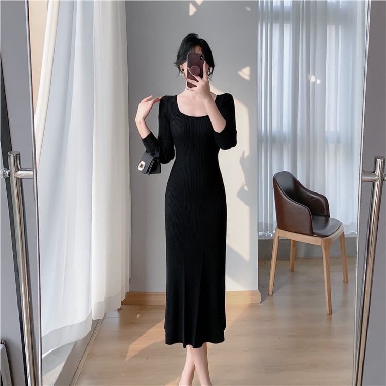 【dress】ニットワンピース　M28020