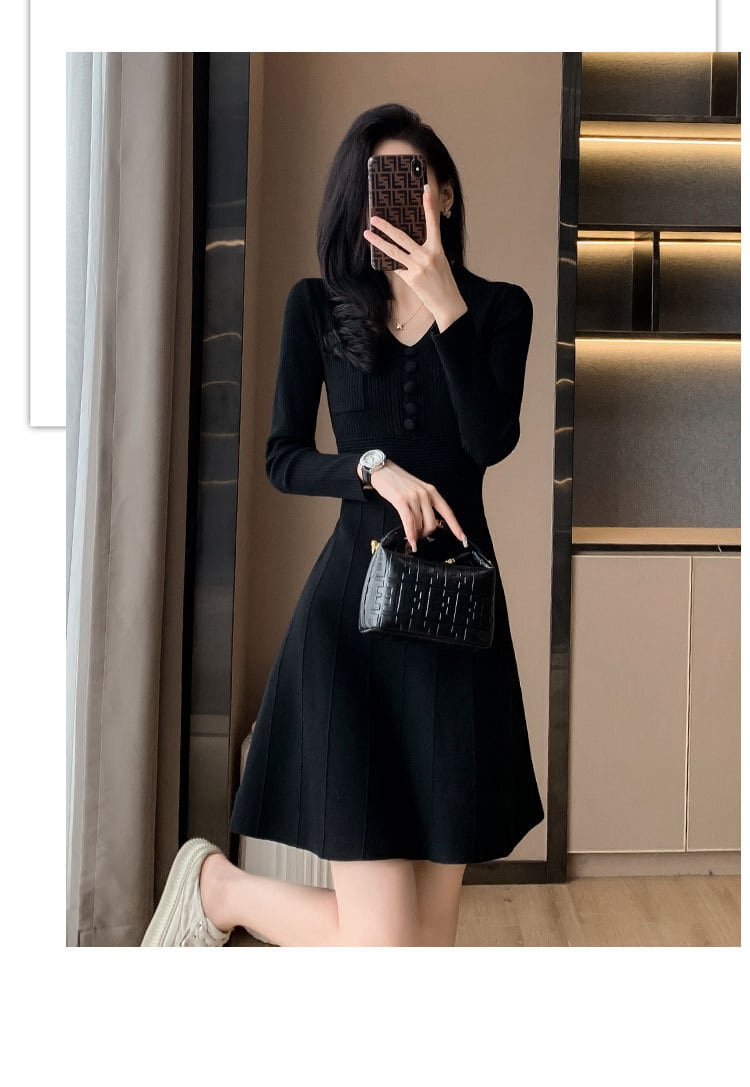 【dress】ニットワンピース　M25423