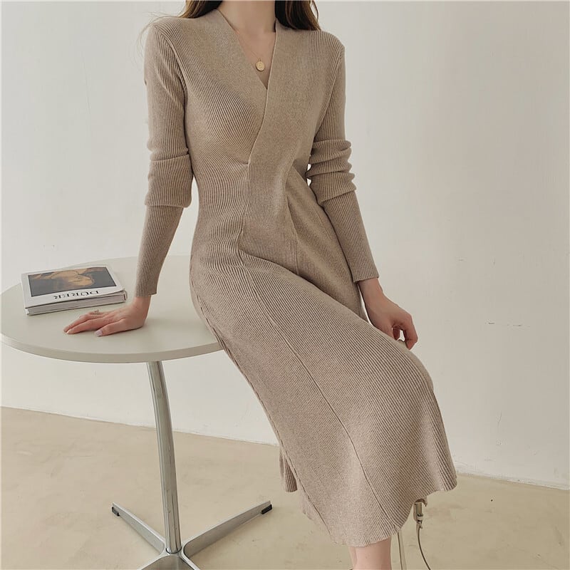 【dress】ニットワンピース　M25539