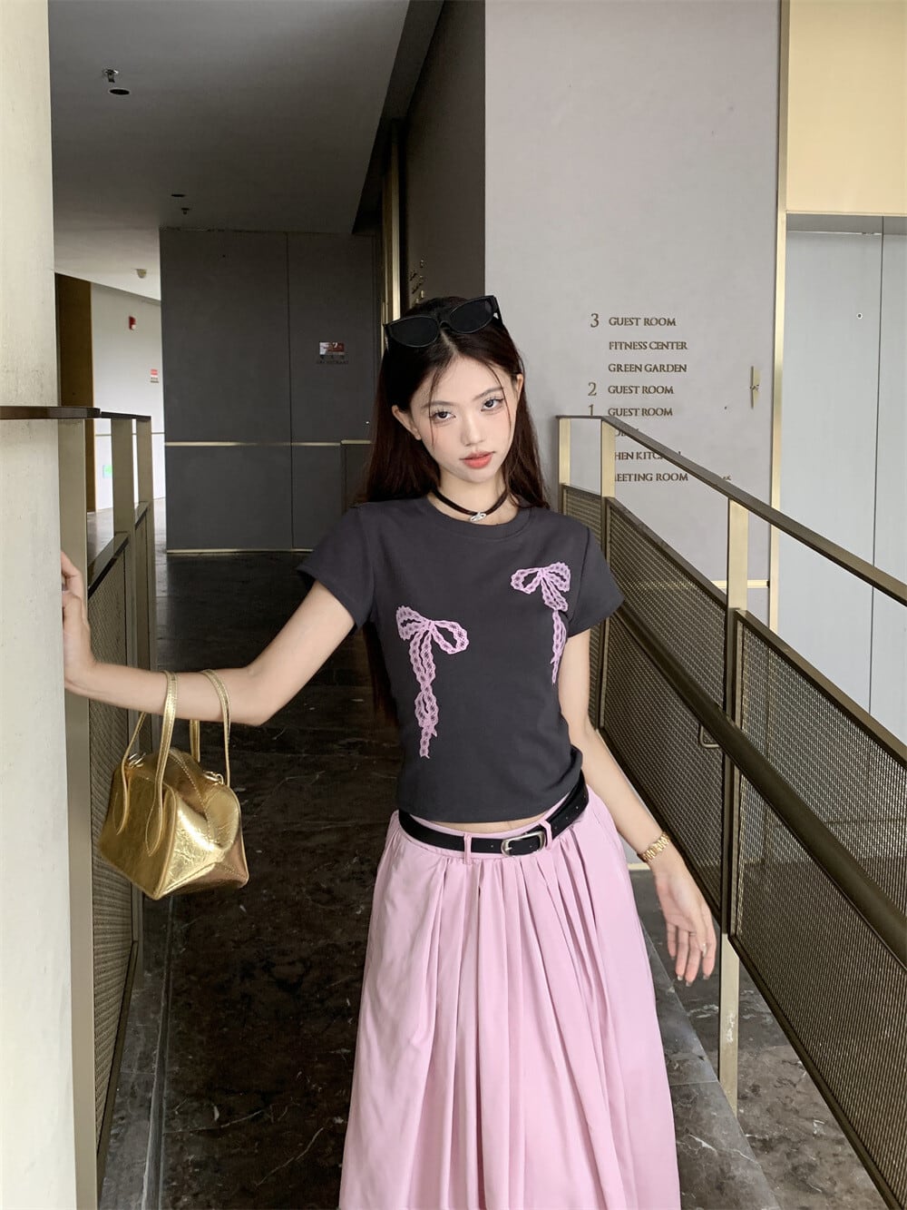 【set】Tシャツ×スカートセット　M24864