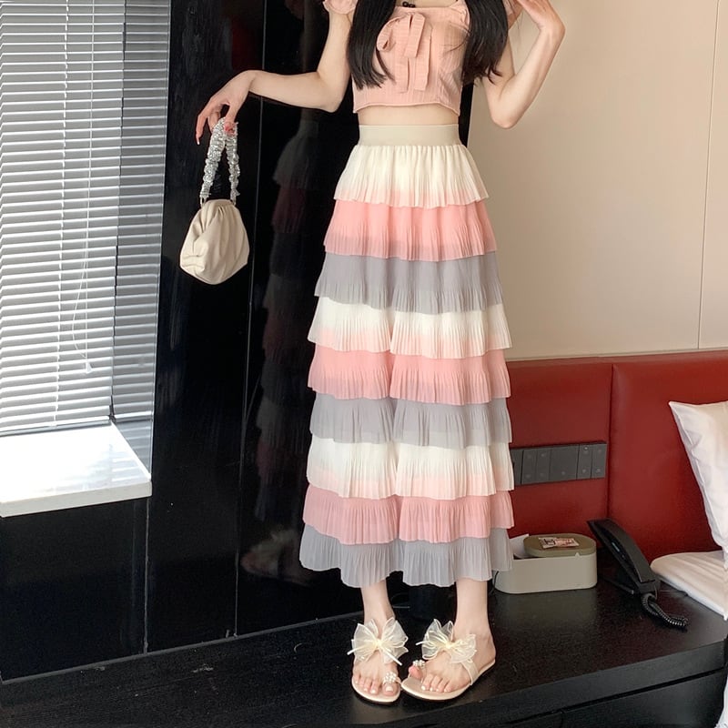 【bottoms】AラインスカートG20483