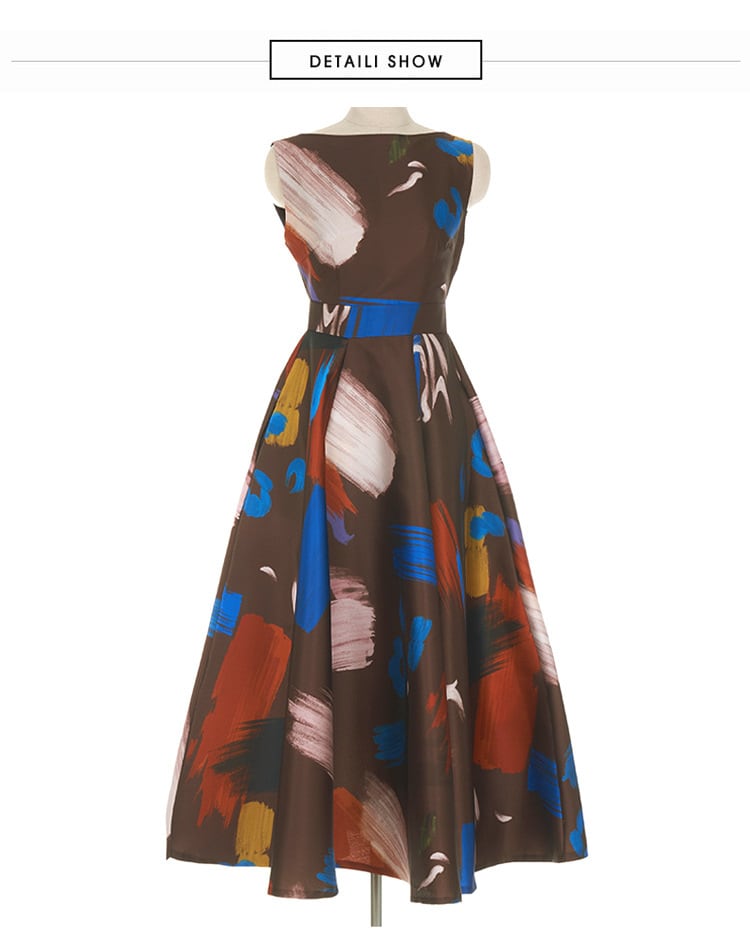 【dress】プリントワンピース　M24592