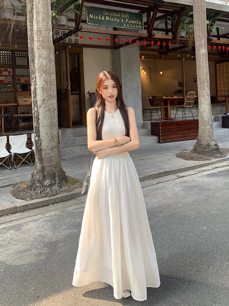 【dress】ニット切り替えワンピース G20074