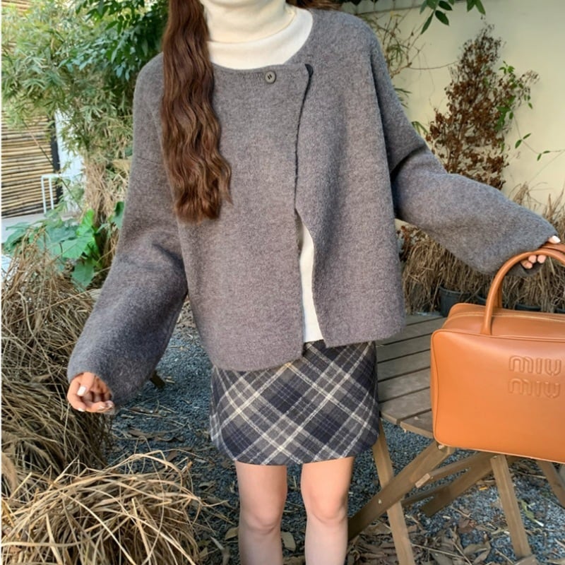 【outer】ニットコート　M25587