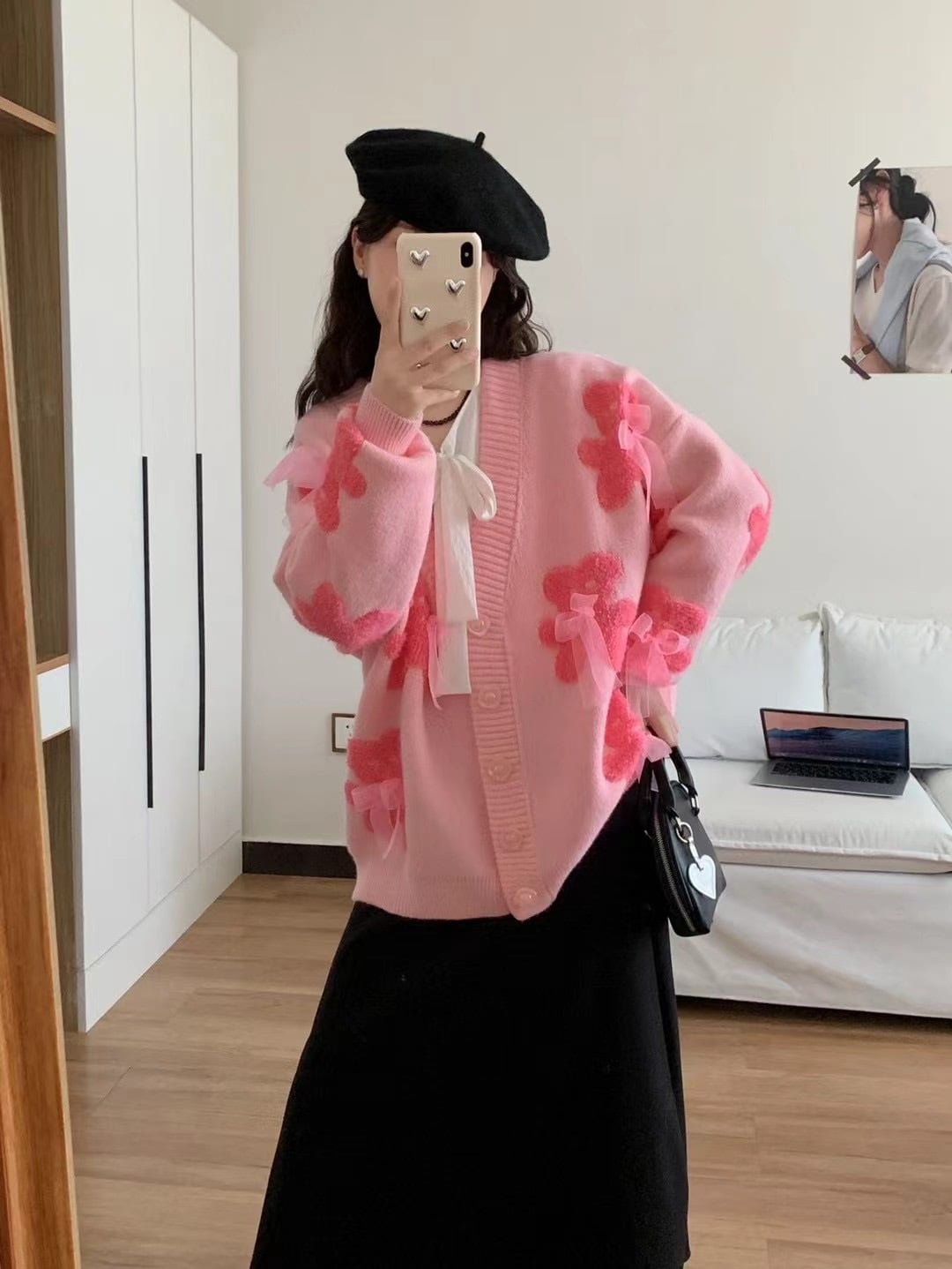 【outer】ニットカーデ　M25846