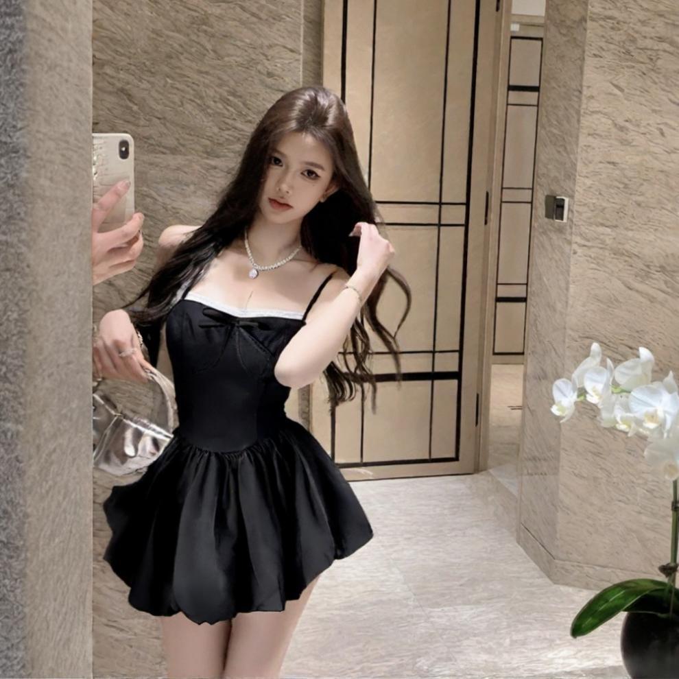 【dress】レース切り替えキャミワンピース　M30147