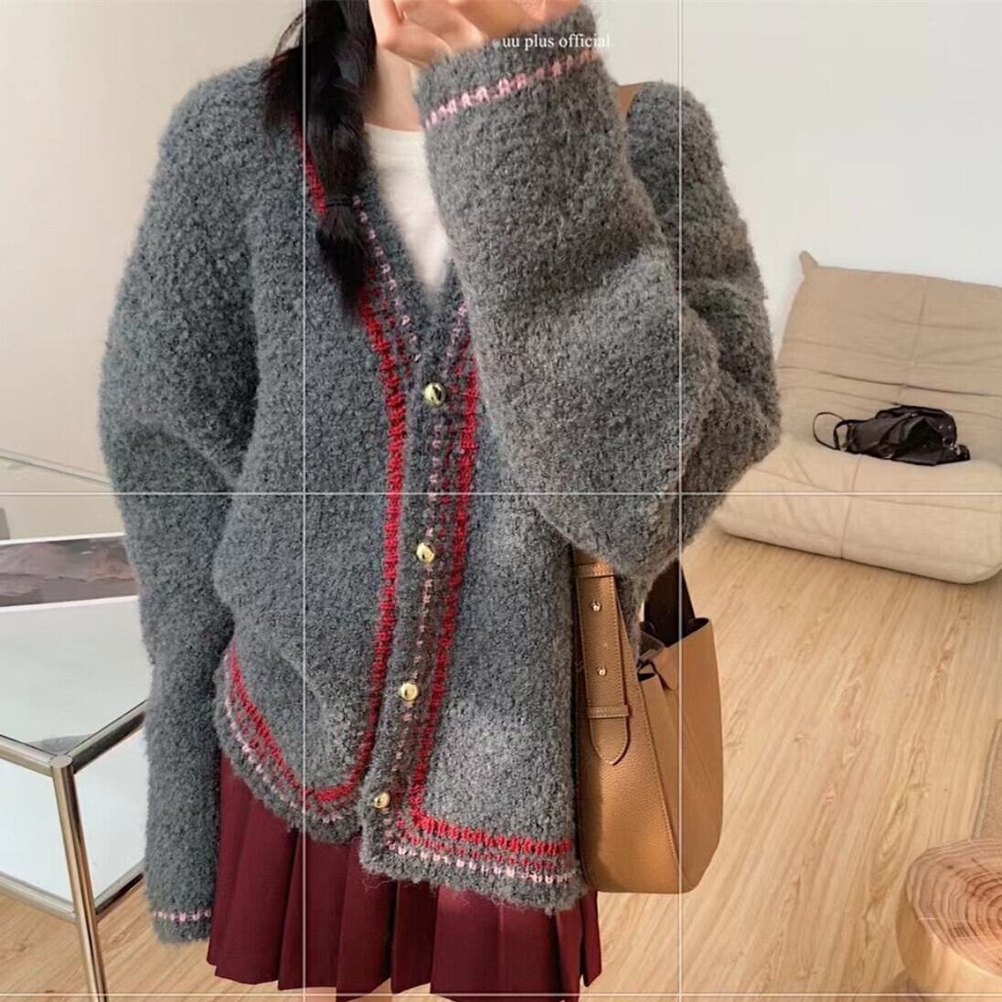 【outer】ニットカーデ　M27794