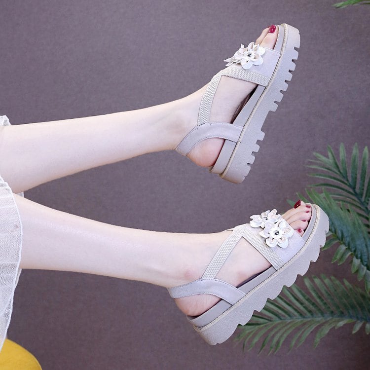 【shoes】立体フラワーサンダル　M24651
