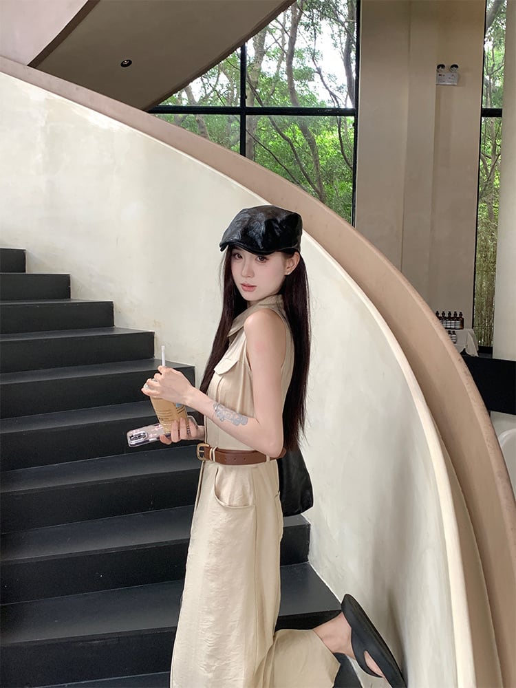 【dress】ノースリーブワンピース　M24825