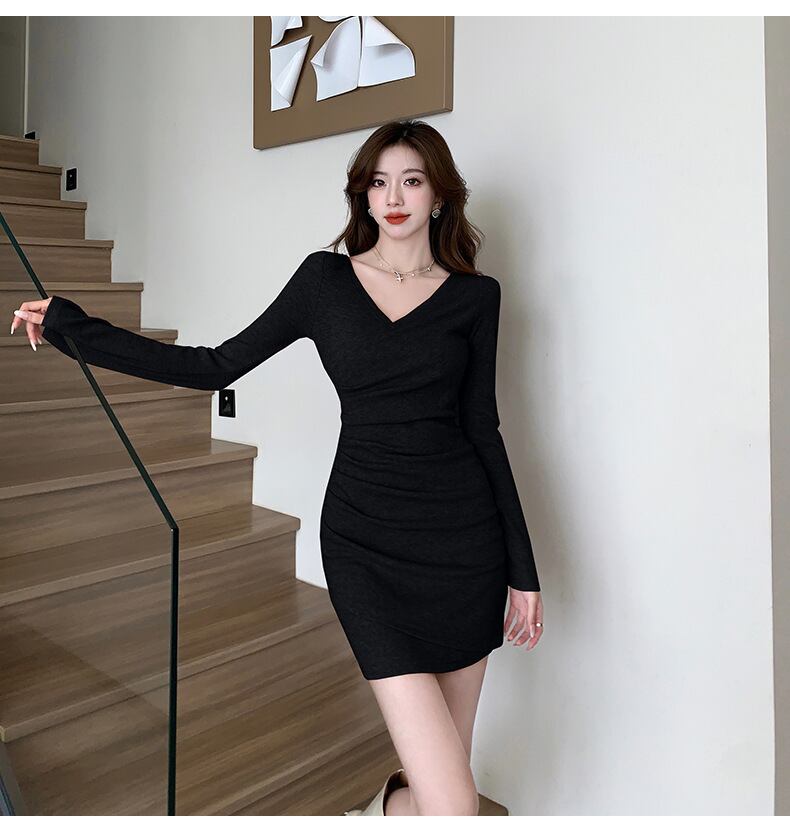 【dress】ニットワンピース　M19051