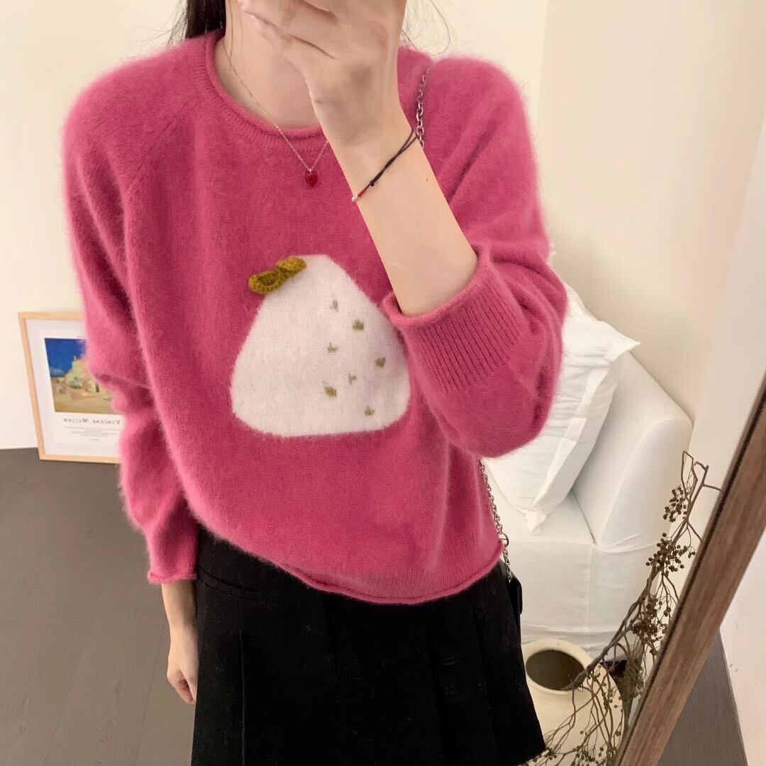 【tops】クルーネックニットセーター　M28996