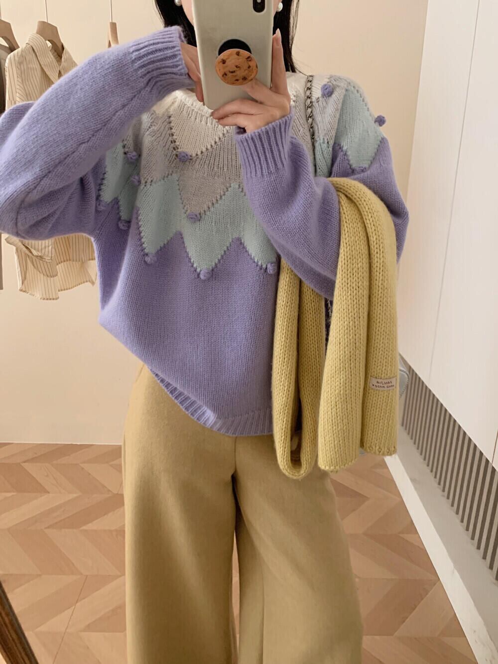 【tops】ニットセーター　M28730