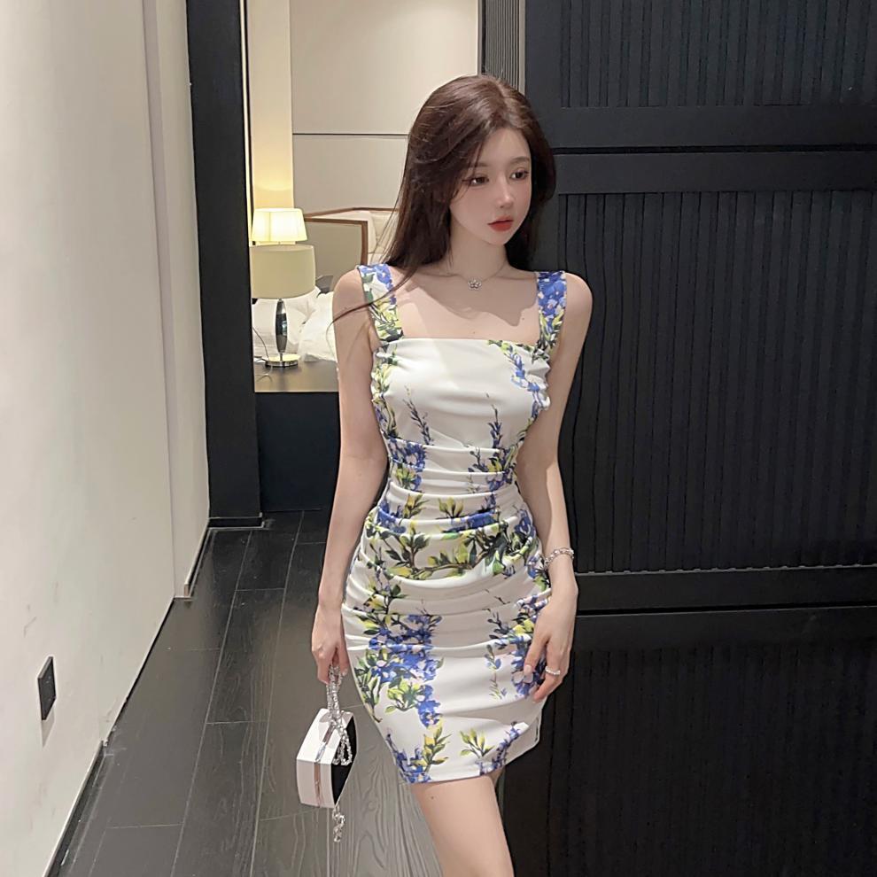 【dress】花柄キャミワンピース　M23960