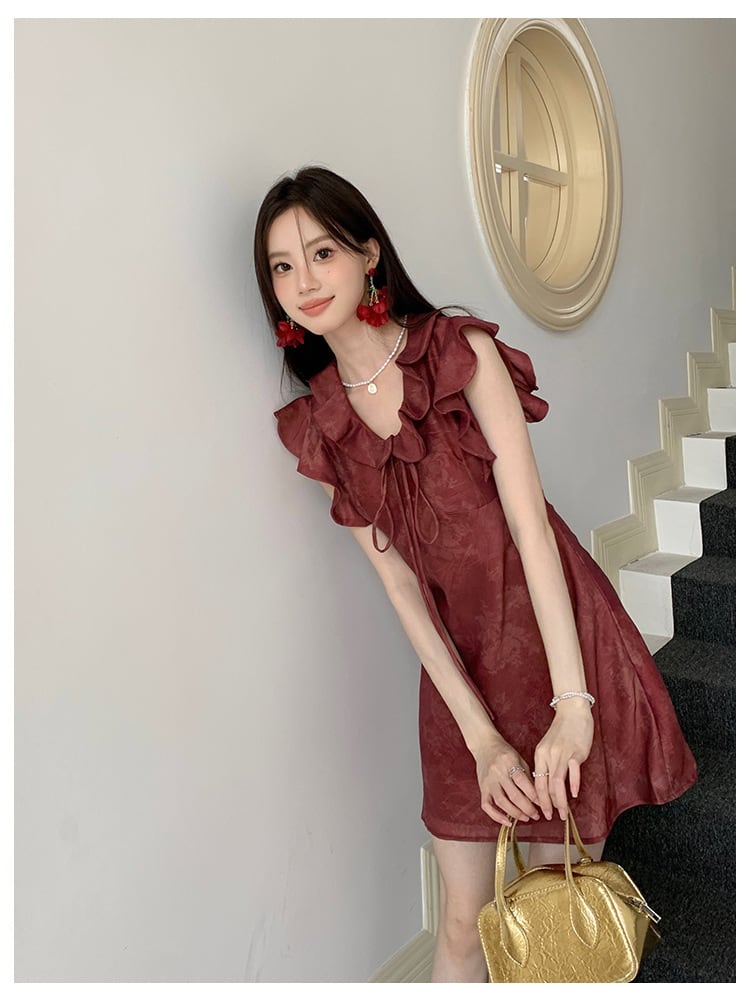 【dress】フリルワンピース　M24718