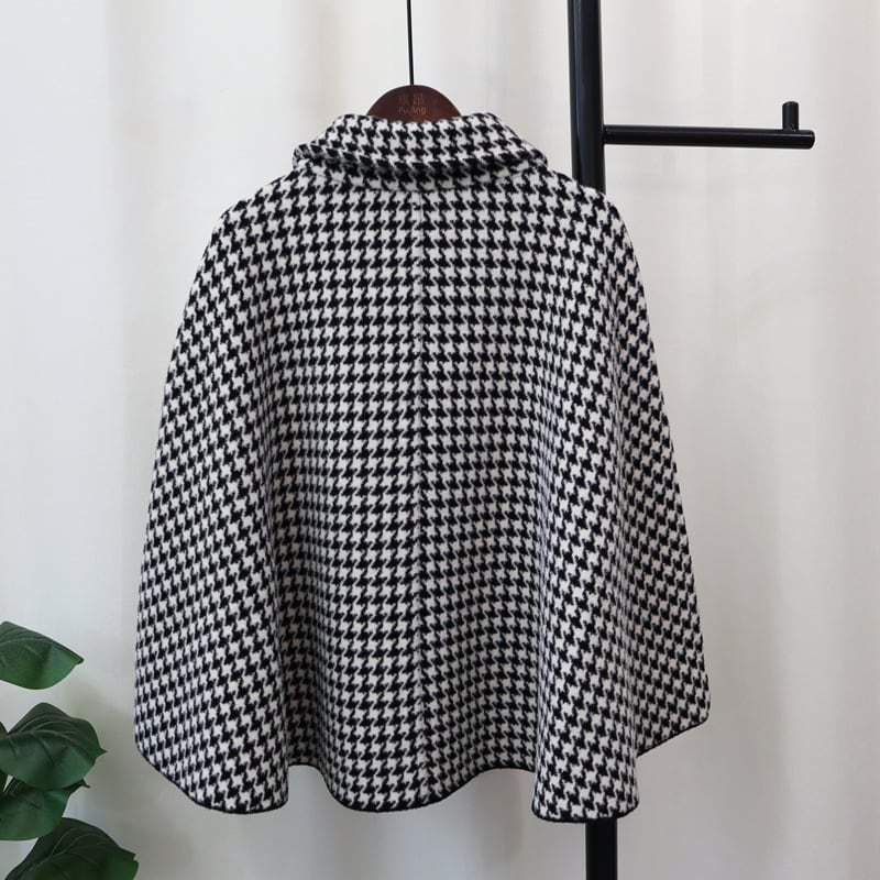 【outer】ラシャ生地ケープコート　M26075
