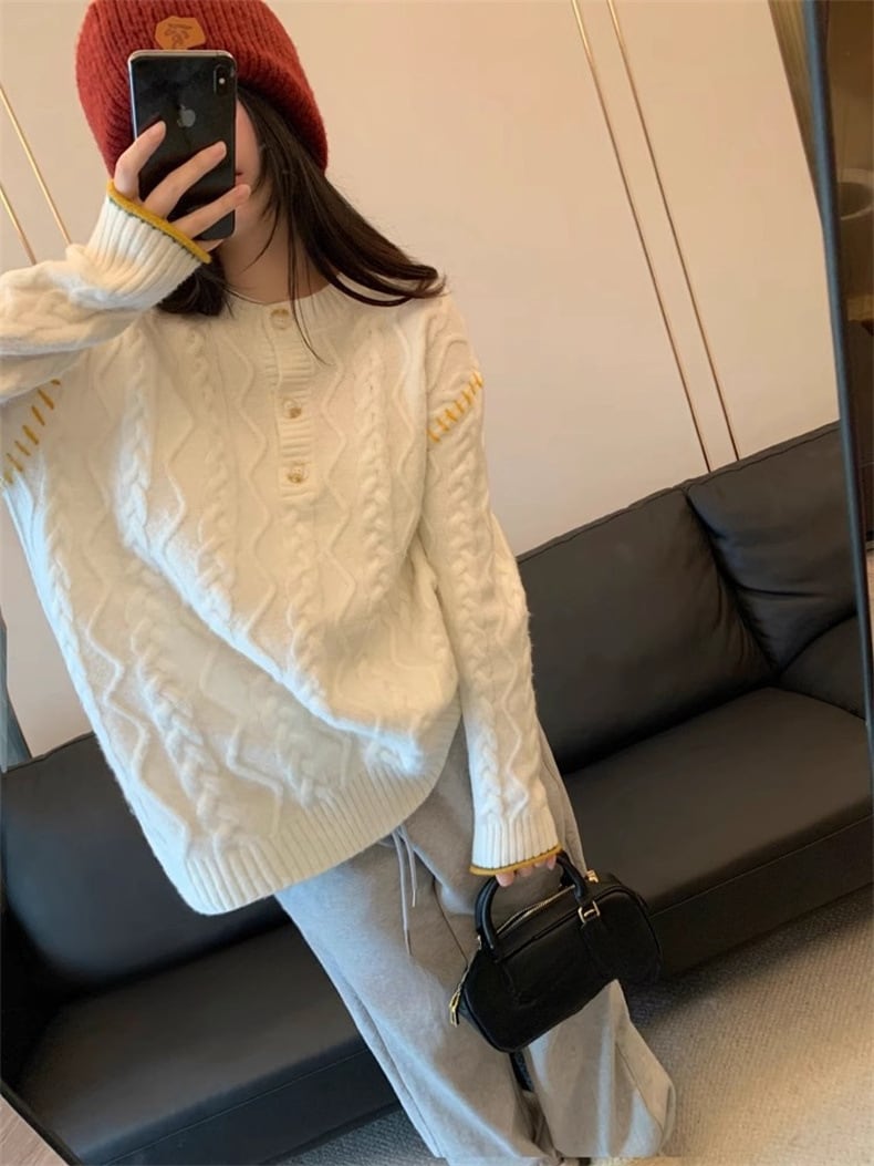【tops】ニットセーター　M27087