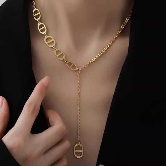 【小物】ファッションネックレスアクセサリーF8193