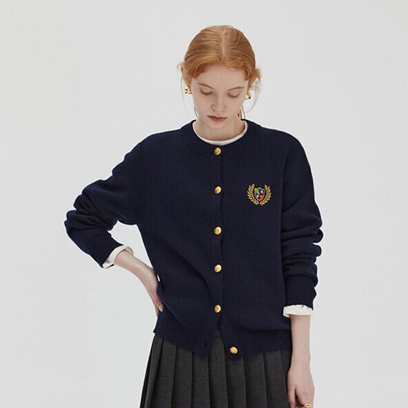 【outer】キャンパスニットカーデ　M27227