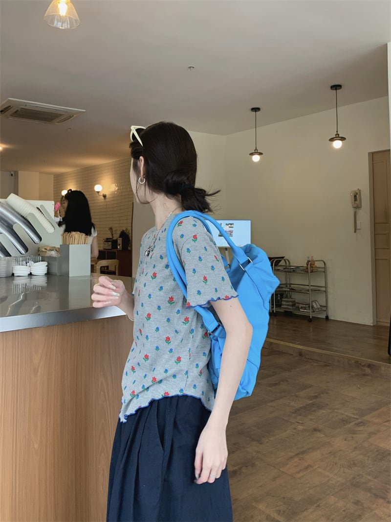 【set】Tシャツ×ワイドパンツセット　M24788