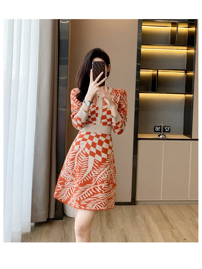 【dress】ニットワンピース　M25520