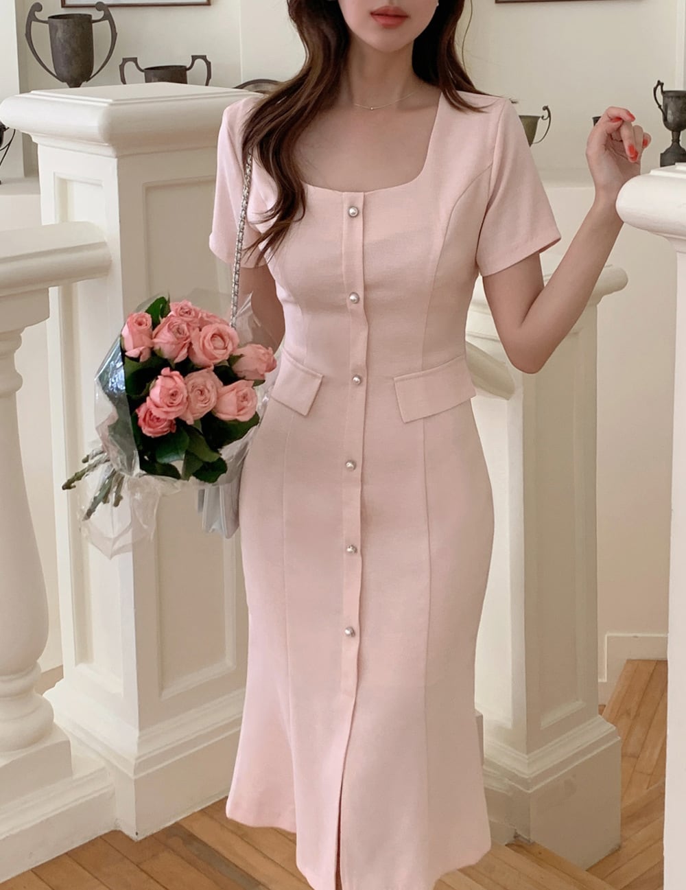【dress】マーメイドワンピース　M24722