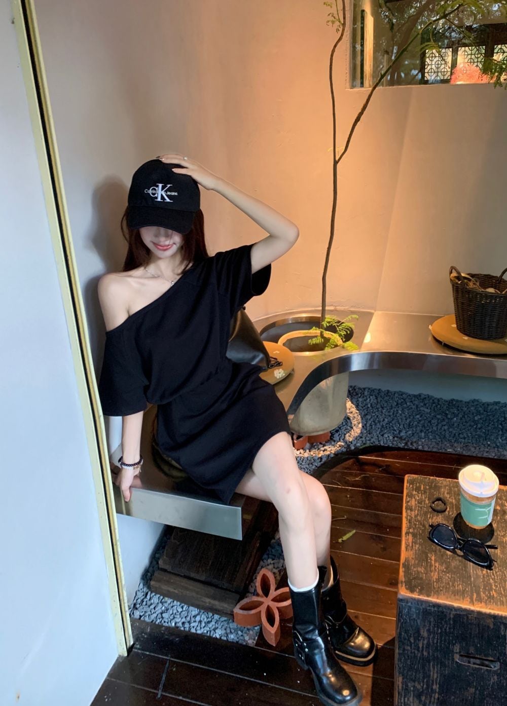 【dress】オフショルダーワンピース　M24895