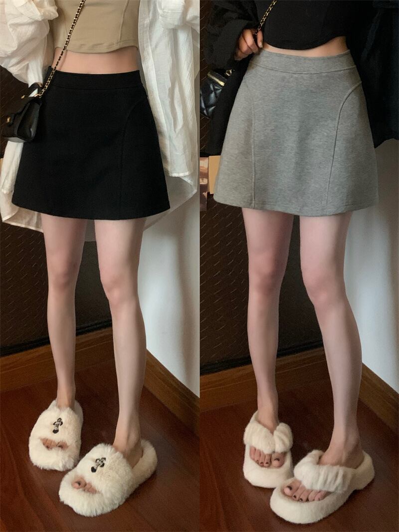 【bottoms】INS風AラインスカートG20183