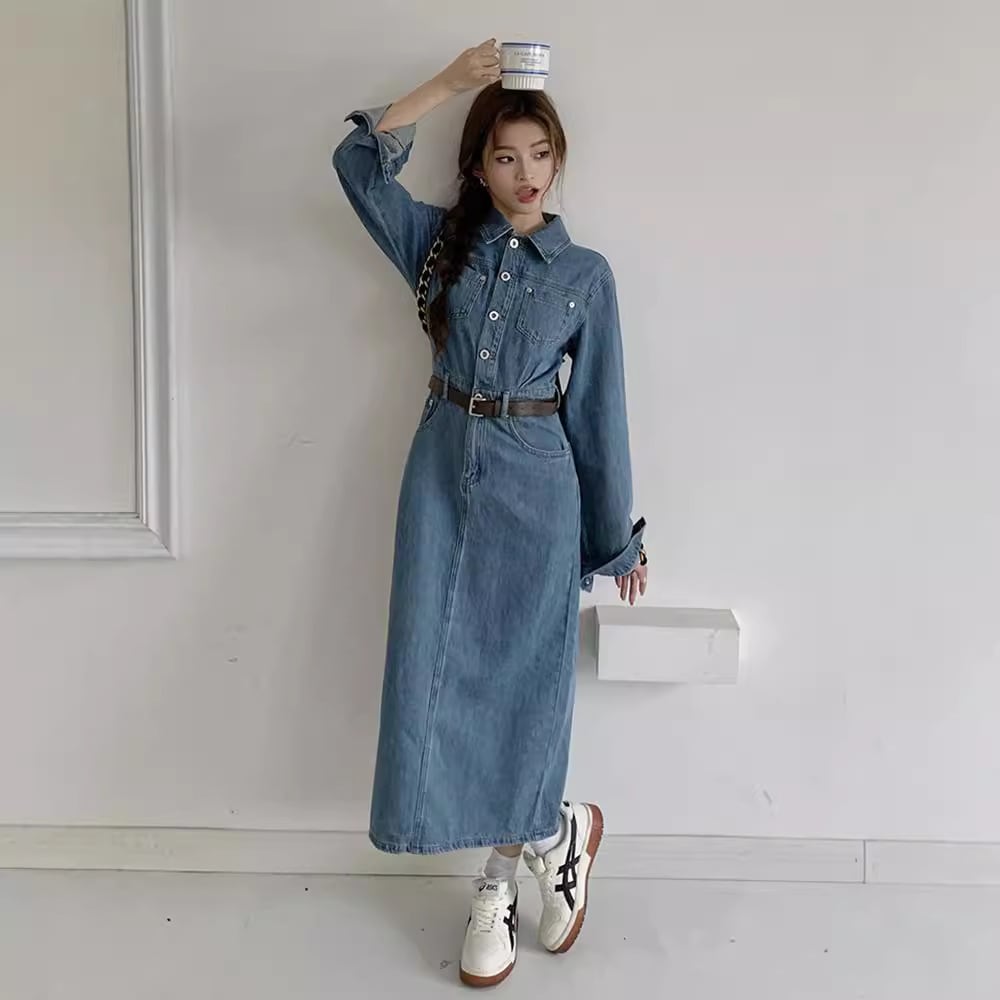 【dress】デニムワンピース　M25503