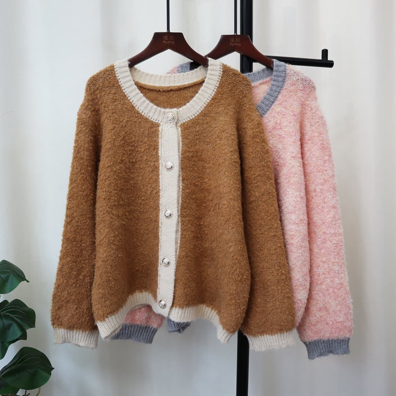 【outer】ニットカーデ　M25394