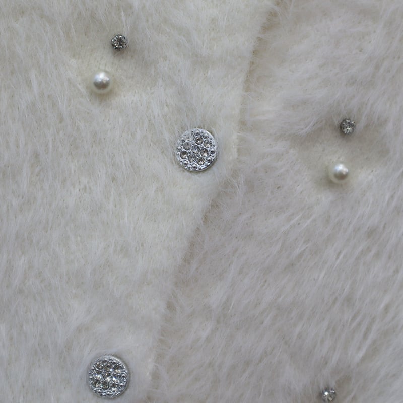 【outer】シャギーニットカーデ　M25433